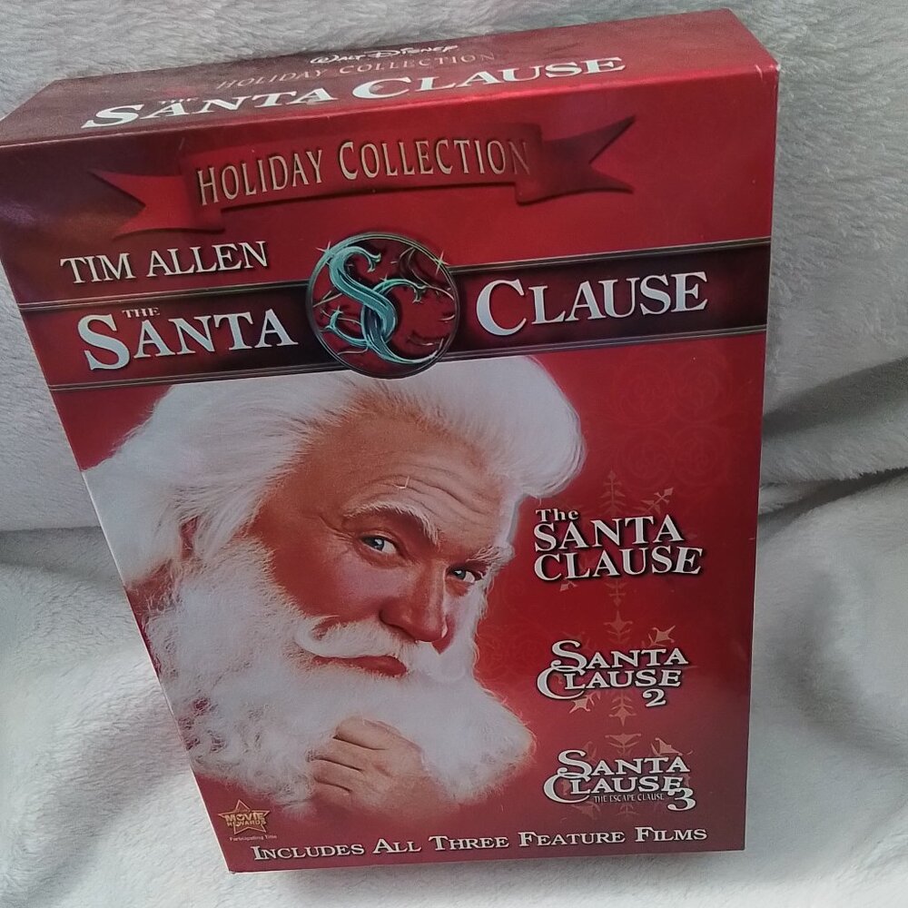 Santa Clause Holiday Collection 3 dvds new-unopened